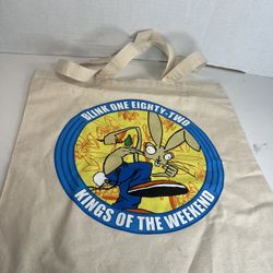 Blink One Eighty Two Kings Of The Weekend Canvas Tote Bag