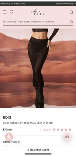 Oh Polly Embellished Skirt