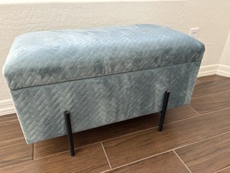 Suede Storage Chest