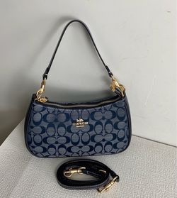 Coach Signature Jacquard Mini Shoulder Bag (shipping only)