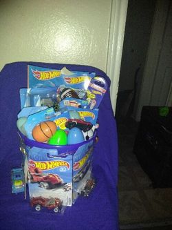 Boys Hot wheels Easter baskets