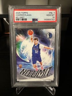 2025-26 Topps - No Limit Cooper Flagg #NL-1 (RC) PSA 10