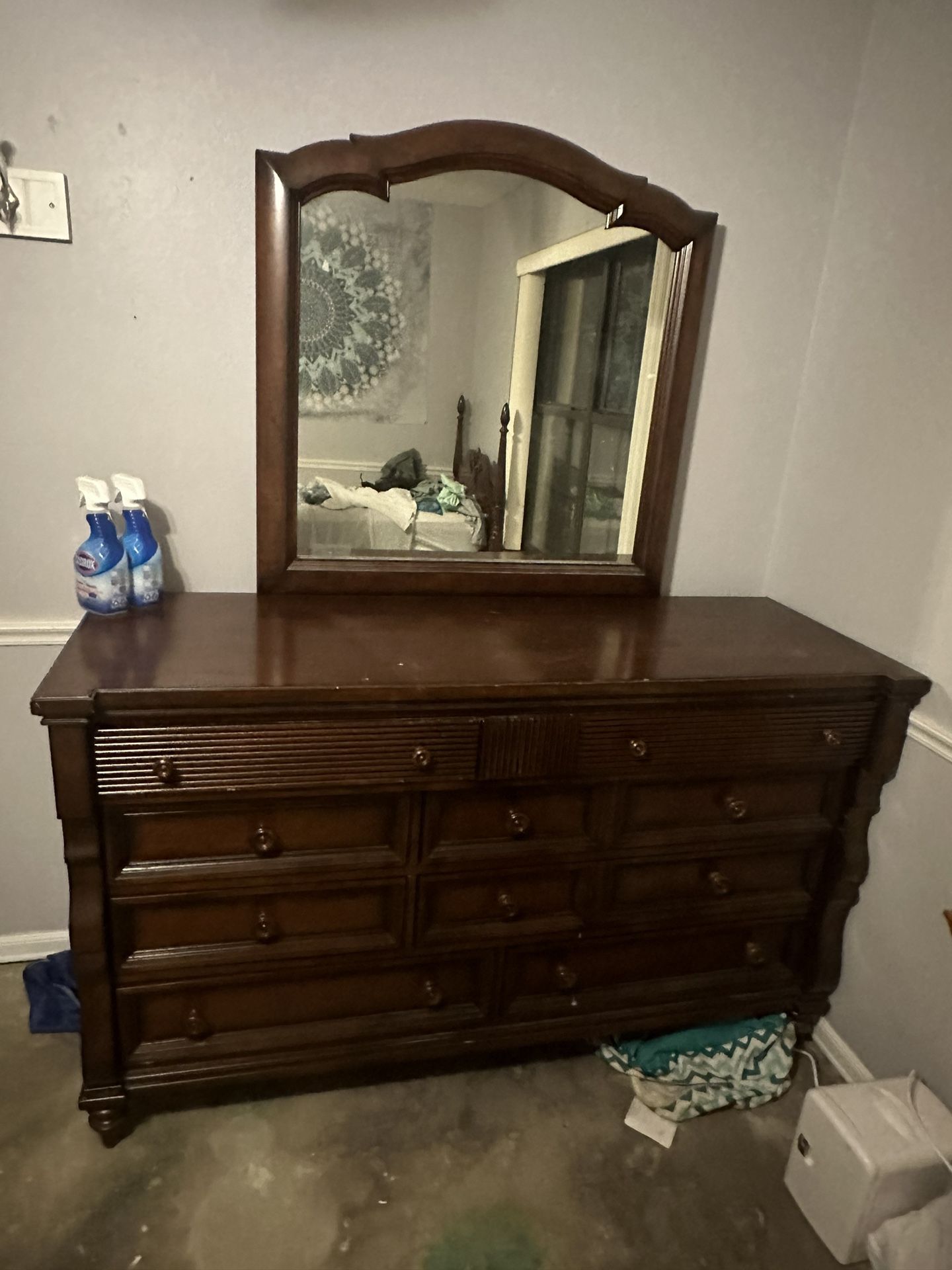 Aspen Home Mirrored Dresser 