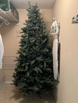 Beautiful Artificial Christmas tree prelit