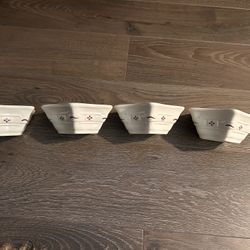 Longaberger Star Mini Dishes