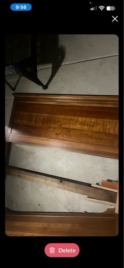 Wooden Bed Frame – Disassembled – For Sale