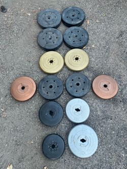Assorted standard Weight- York, Billard, DP Challenger, Sears Roebuck 150lbs+