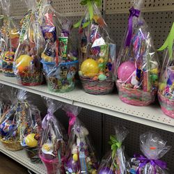 Easter eggs And Basket 
