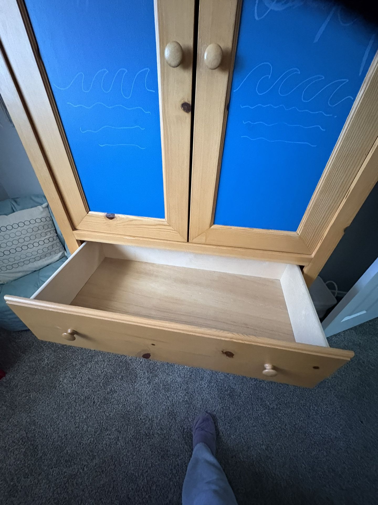 Armoire And End Table Set