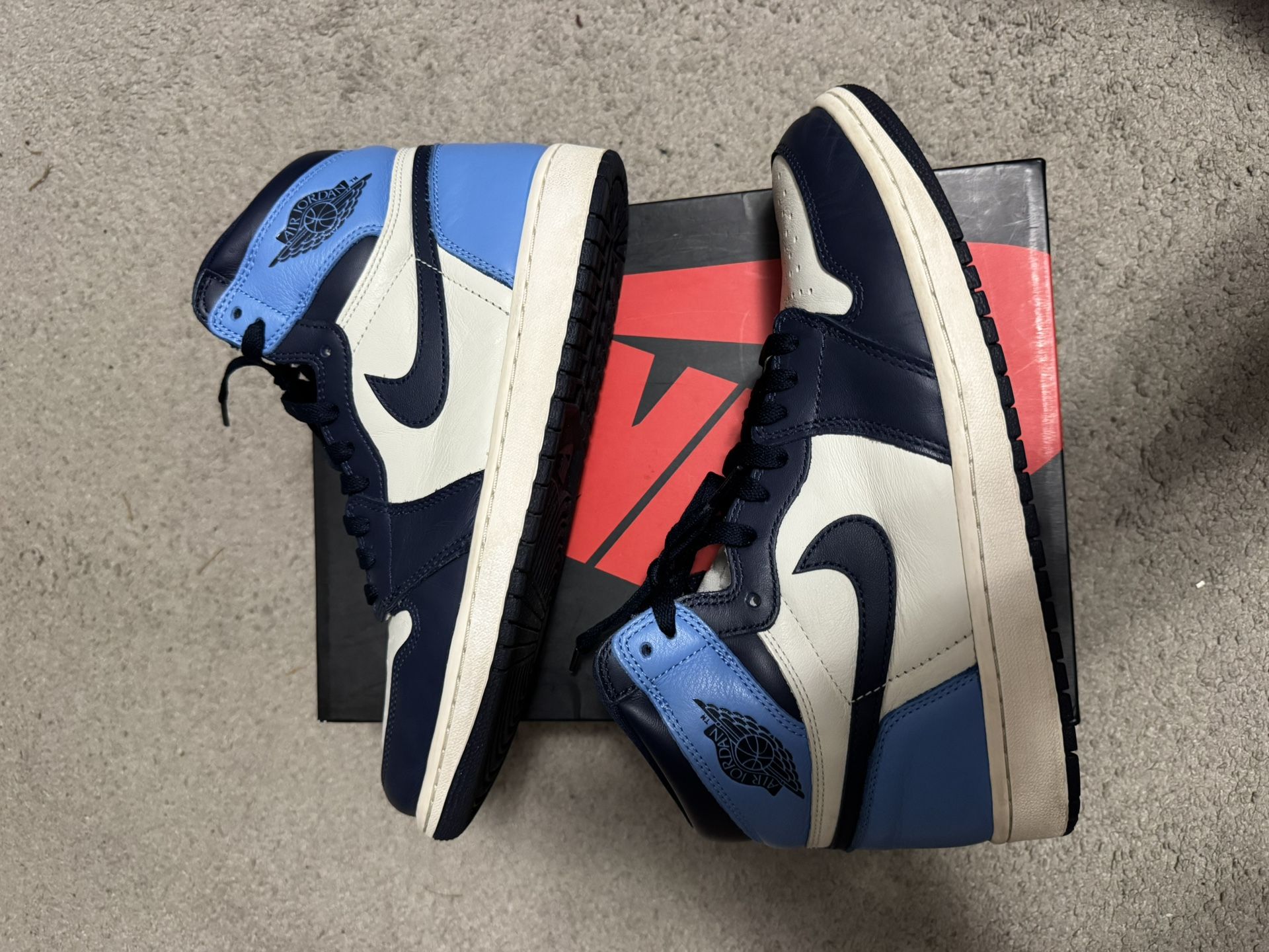 VNDS JORDAN 1 OBSIDIAN SIZE 10 