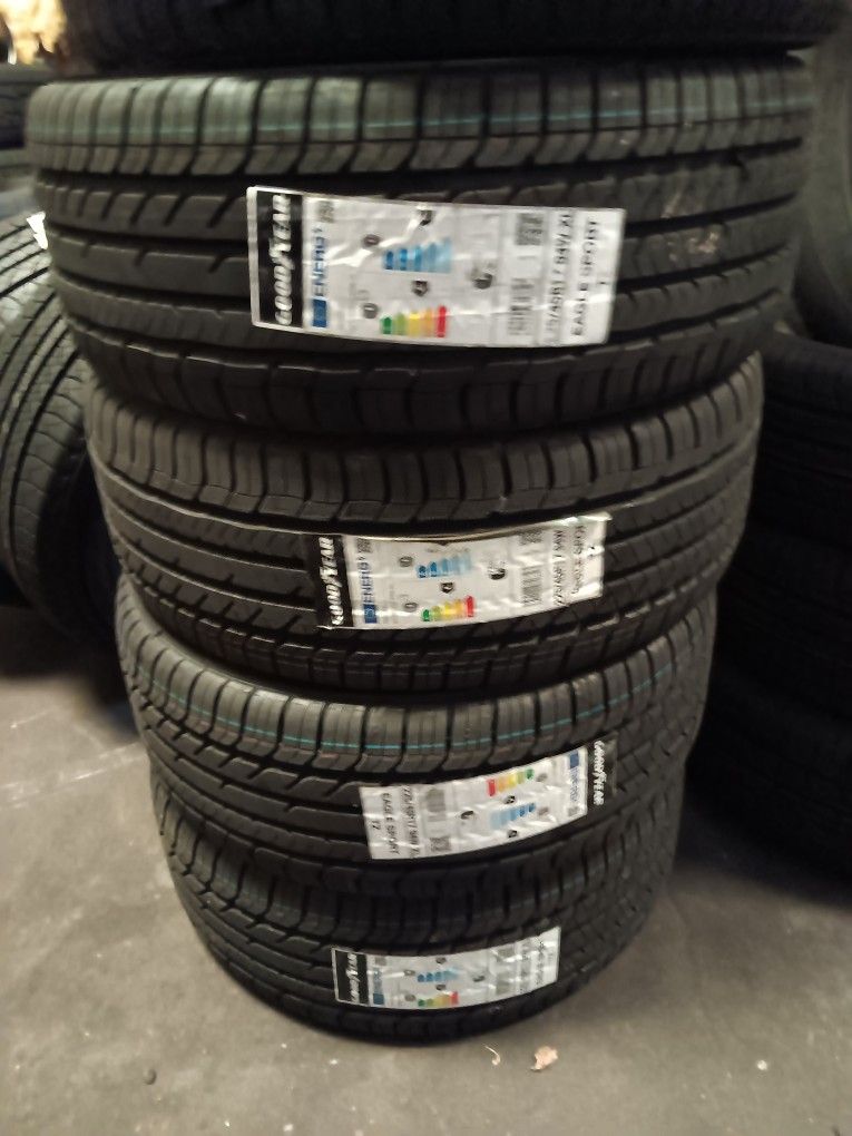 4 New Tires Installed/ Nuevas Llantas Instaladas 225/45/17 Good Year Tires 