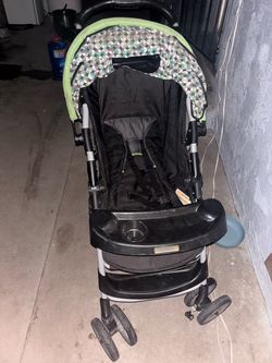 Baby Stroller with Canopy and Tray