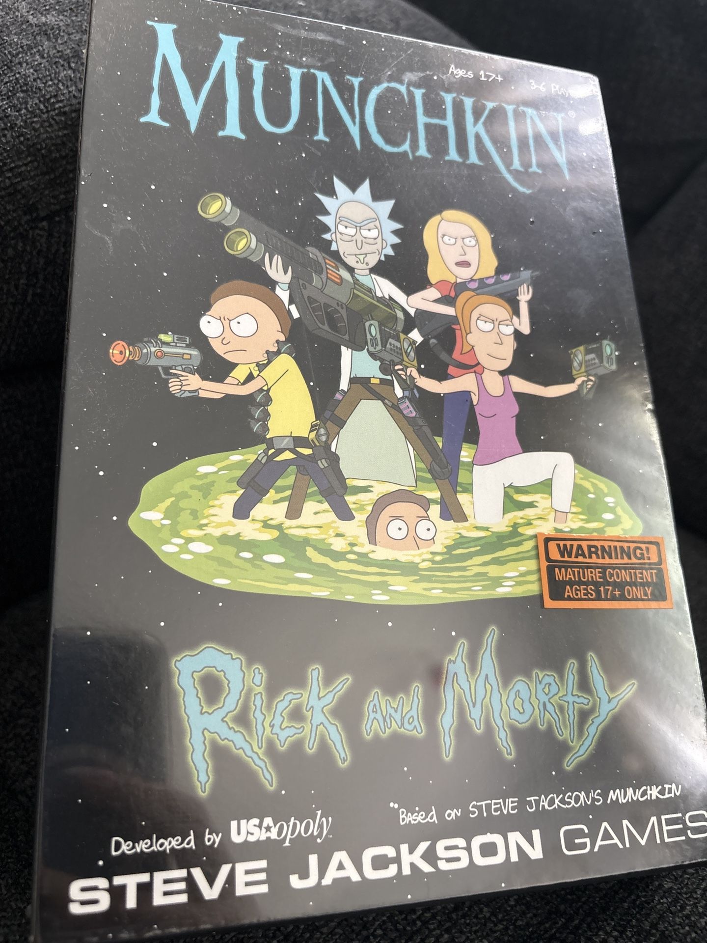 Rick and Morty Munchkin Board Game – Brand New!