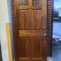 Free solid wood door