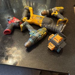 bundle of dewault tools