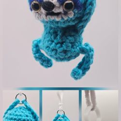 Blue Sloth Keychain 