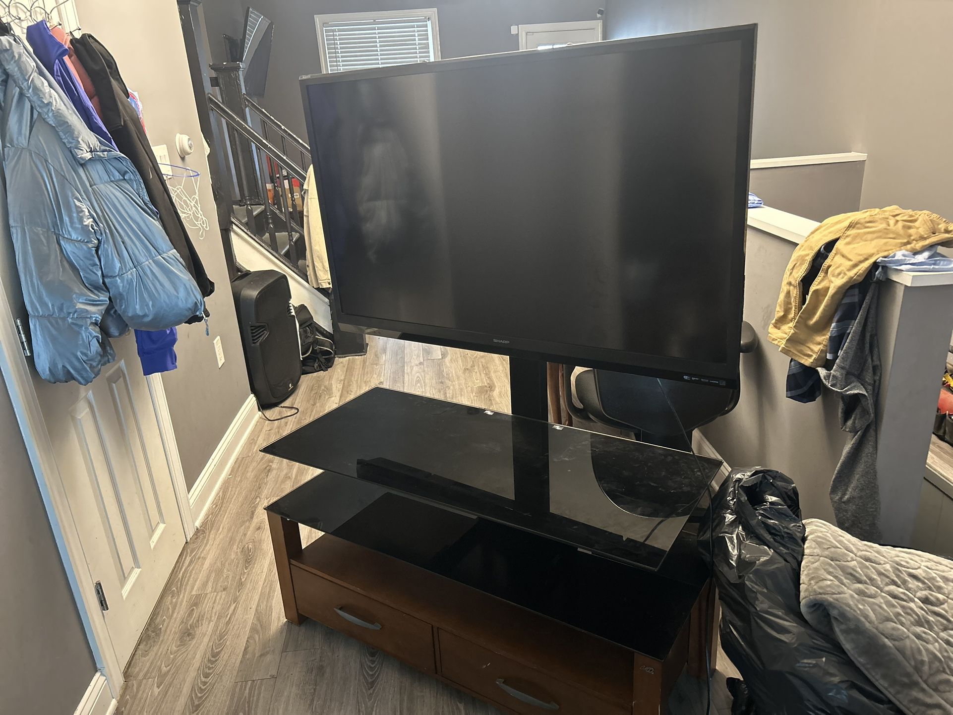 Entertainment Center With 55inch Tv Included