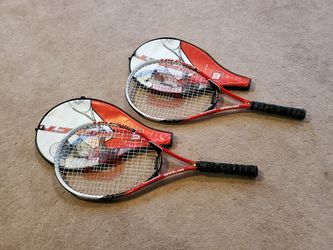 Wilson Titanium tennis rackets
