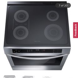 4 Burner Electric Induction Range