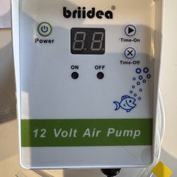 NIB 12 V Briidea  pump for bait tank