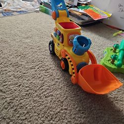 VTech Push And Pull Bulldozer (Walker Toy)