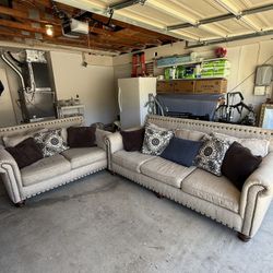 Sofa and Love Seat