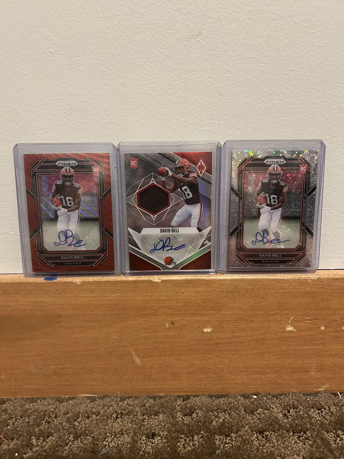 (3) Card David Bell Lot