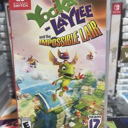 Yooka Laylaee And The Impossible Lair Nintendo Switch