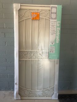Security screen door