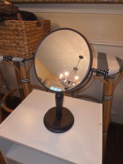 Bronze Magnifying Makeup Mirror
