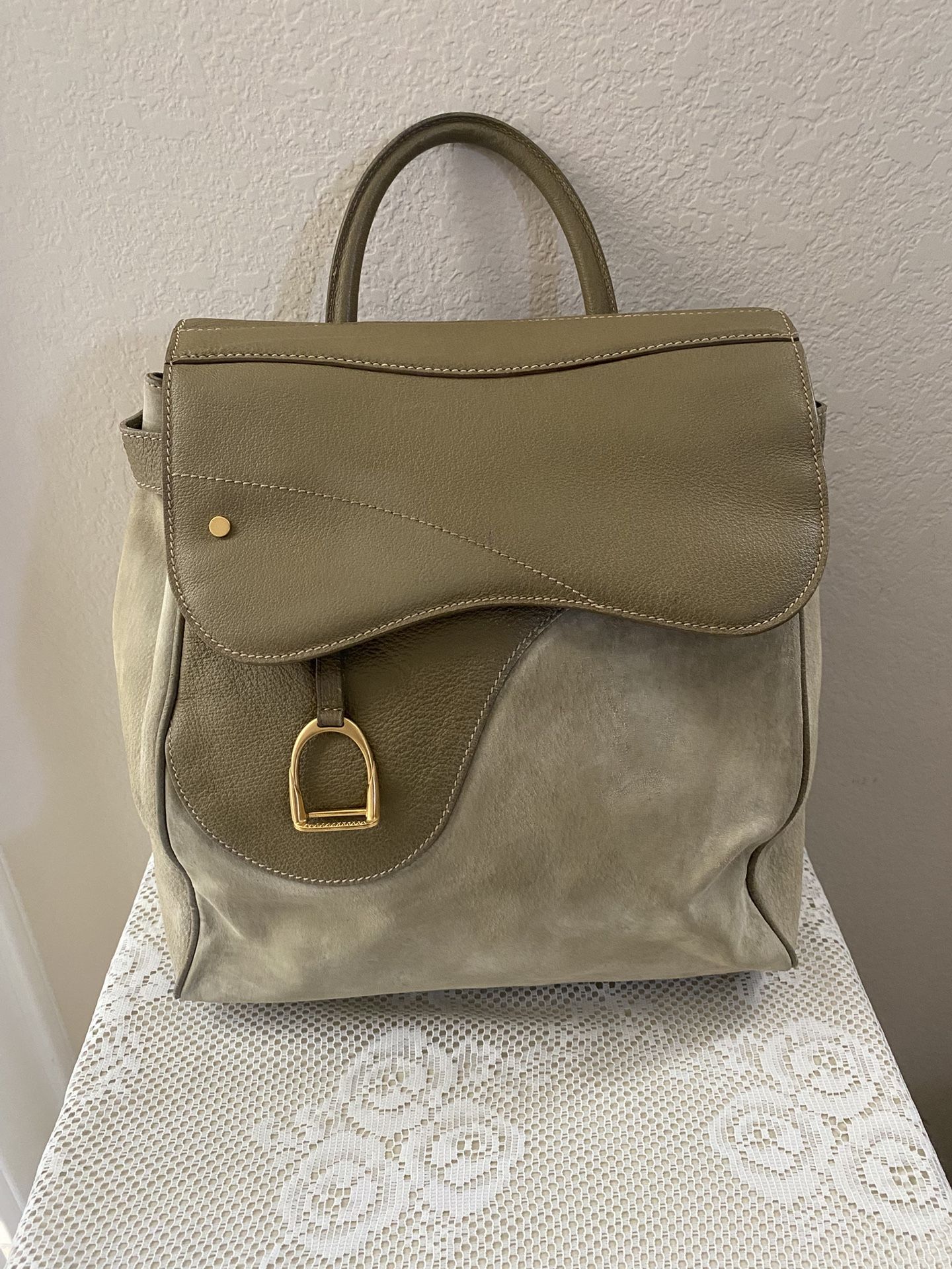 Authentic Gucci Saddle Backpack
