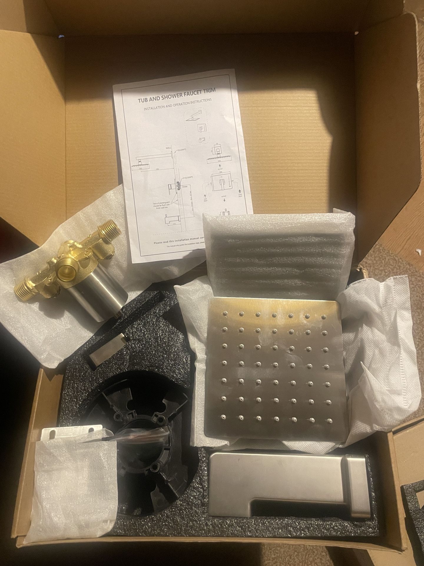 Kenes Tub And Shower Faucet Trim Set