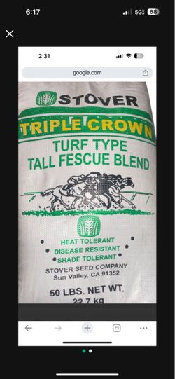 Tall fescue extreme grass seed 50lb bags