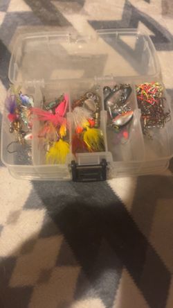 tackle box’s/fishing stuff