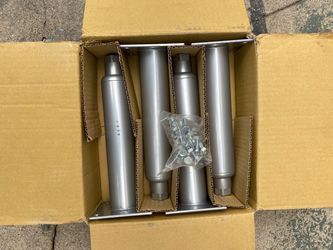 Set of 4 Metal Furniture Legs with Hardware