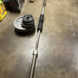 Olympic Barbell With Weights