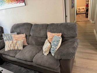 Couch and bed