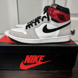 JORDAN 1 Retro High Light Smoke Grey Size 10 **100% AUTHENTIC**