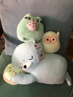 Squishmallow RARE LOT with NWT sleeping Seal and more !