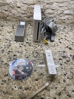 Nintendo Wii Console and 1 Game