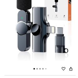 Mini microphone for iPhone. 
