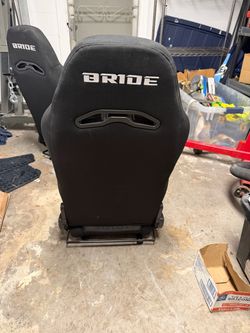 Bride Racing Bucket Seat Black Fabric