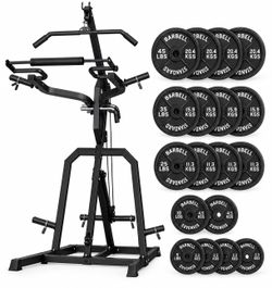 Weight Plate Loaded Cable Machine with Plates