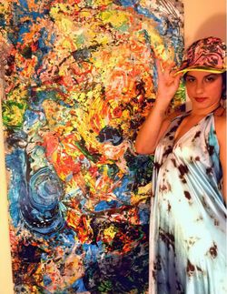 Large stunning art. Original.