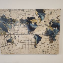 Canvas World Map