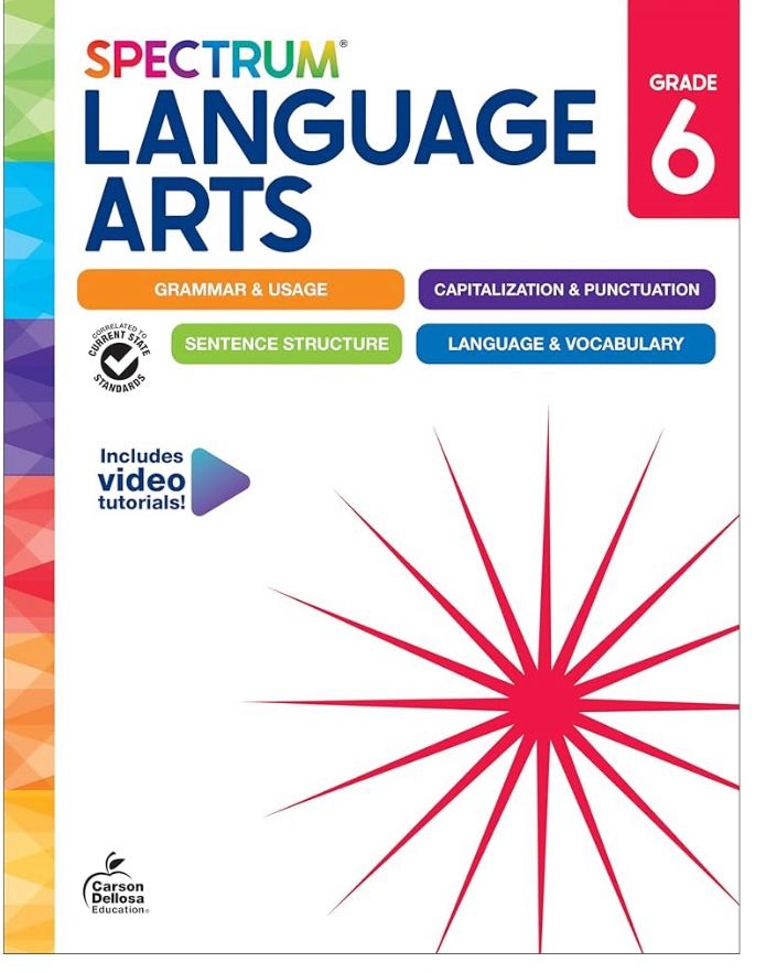6th Grade Language Arts Book- Brand new