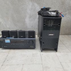 Bose Surround Sound System Wiht Onkyo Amplifier 