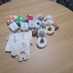Cheengoo Baby Bamboo Teethers And Rattles