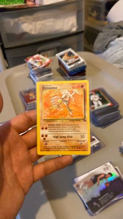 Hitmonlee #022 Fossil Nm Pokémon Card