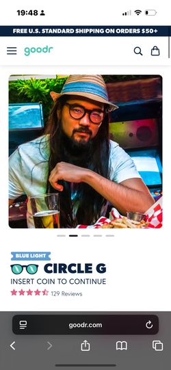 Goodr “Insert Coin To Continue” Blue Light Glasses 